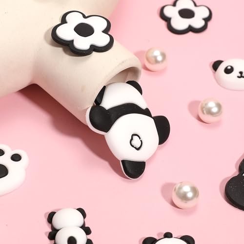 CIKKITZ 24Pcs Colorful Flower Shoe Charms for Clog Sandals, Dog Paw Print, Bow, Pearl Charms Accessories for Girls, DIY Shoe Decoration Charms for Women, Party Favor by CIKKITZ - Image 5