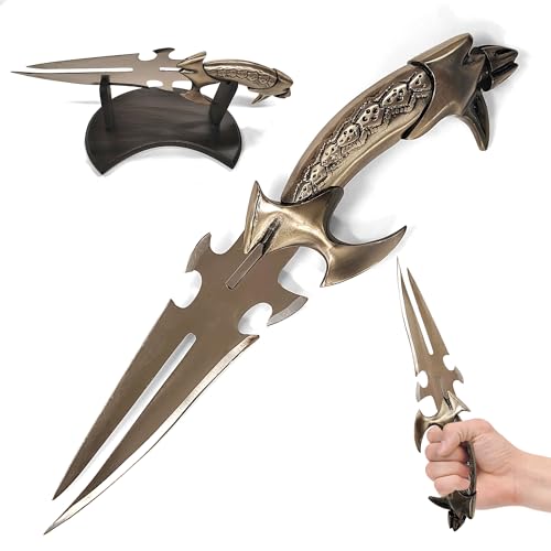 Bild: Swords and more Buffy - Jackal Messer | Faith Lehane's Legend�res Messer aus der Serie | Jagdmesser, Fantasymesser | Perfekt f�r Sammler und Fans der Buffy-Saga | Authentisches Design f�r 49,00 EUR bei amazon.de