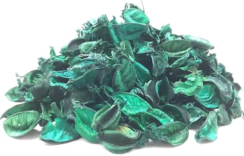 Image of Decorative Vanilla Scented Dried Flowers Home Fragrance Sachet of Petal Potpourri Bags (Green, 130gm)