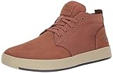 Timberland Men's Davis Square Chukka Shoe, Rust Nubuck, 11