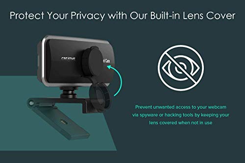 Creatief Live! Cam Sync 1080p Full HD Groothoek USB-webcam met dubbele ingebouwde microfoon, lenskap, universele… - Image 7