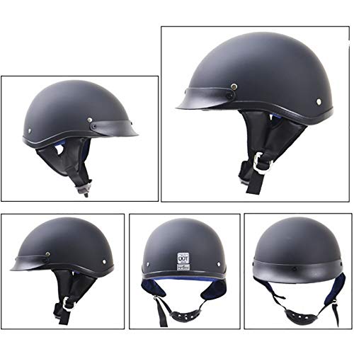 Retrò Mezzo Conchiglia Casco,Casco da Moto Aperto
