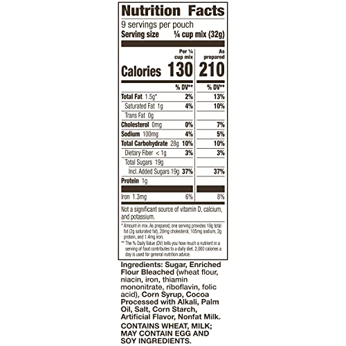Betty Crocker Ready to Bake Fudge Brownie Baking Mix, 10.25 oz. (Pack of 8)