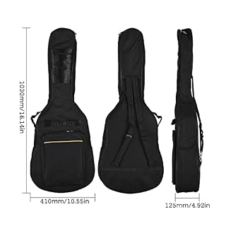 SHUIYUE Sac à Dos de Guitare de 41 Pouces Sac de Guitare en Tissu Oxford épaissi Sac à Dos avec épaules rembourrées en… - Les Beatles, Paul McCartney, John Lennon, RIngo Starr, George Harrison SHUIYUE Sac à Dos de Guitare de 41 Pouces Sac de Guitare en Tissu Oxford épaissi Sac à Dos avec épaules rembourrées en… – Image 4