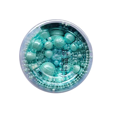 Image of Edible Blue Sugar Pearls Candy Sprinkles 120G / 4.23Ounce Baking Cake Sprinkles Cupcake and Cake Topper Cookie Decorations Wedding Party Valentines Halloween Christmas Supplies