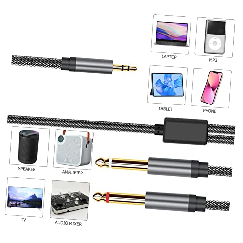 Cable estéreo a doble mono Mipcase de 1m para solucionar la falta de entradas en tu amplificador 7