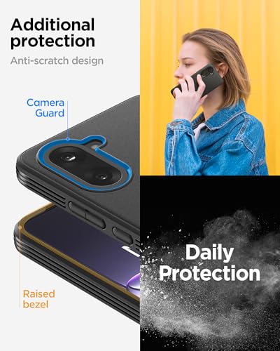 Image of Spigen Essential Sand Blast | OnePlus Nord CE 5 5G Case [Air Cushion Protection] [Flexible] OnePlus Nord CE 5 5G Back Cover | TPU - Matte Black