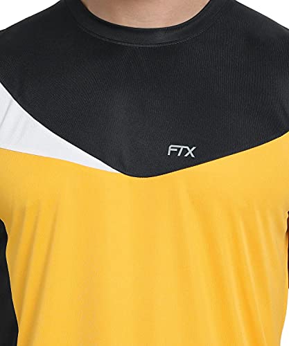 Image of FTX Men's Dri-Fit Round Neck T-Shirt - Charcoal, Gold, Black (709 7-709 8-709 12)