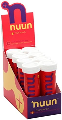 Nuun: Past Formula Electrolyte Enhanced Drink Tabs, Fruit Punch, Pack of 8