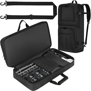 DIMENSION: The size of the guitar effects pedal board case is 23.2” x 11.4” x 3.7”. The Pedal Board Case Compatible with Boss ME-80 / GT-1000 / GX-100 / ME-90. For other Guitar Multi-effects Pedal Board, please measure the size before purchasing. Mul...