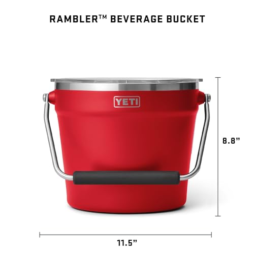 Image of YETI Beverage /Ice Bucket, Holds 6 Longnecks or 3 Bottles of Wine
