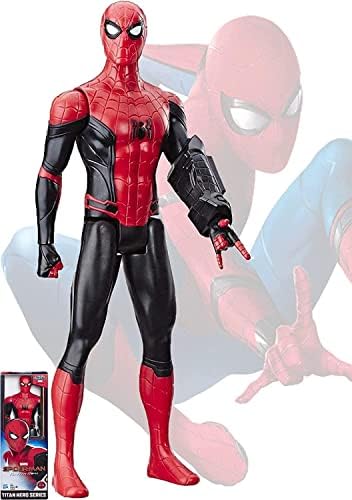 TheAvengers Titan Hero Series Spiderman 12 Inch Action Figure from Movie Far from Home, Multicolor