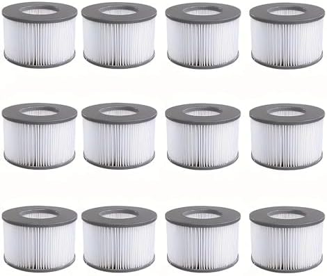 Vokowin Ersatzfilter für MSPA Whirlpool Ersatzfilter-Kartusche Wasserfilter, Filter für Whirlpool und heiße U-Boote sowie Spas, Aufblasbare Pools, Wasserfilter Modell ab 2020, Pack