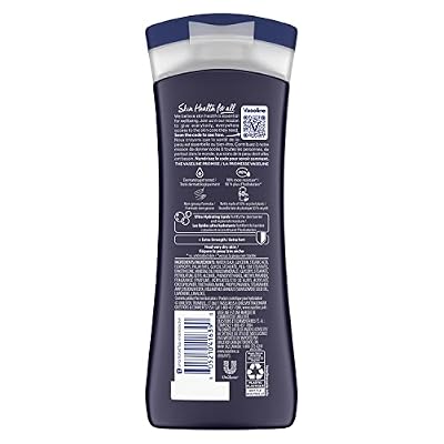 Vaseline Lotion for Men Extra Strength 3-in-1 for Face, Hands & Body + Original Lip Therapy for Dry Lips with Petroleum Jelly (3 Piece Set)