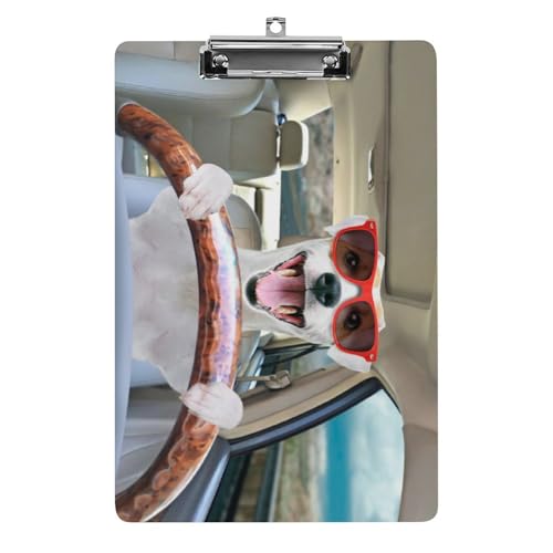 クリップボード A4 縦型 ジャックラッセルテリア 犬柄 おもしろ ファイルボード 壁掛け 画板 書きやすい お会計ボード て持ち運びやす 文書整理 文房具 会議パッド 事務用品 メモ 学校 家庭用バインダー
