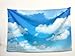 GYA 7x5ft Blue Sky White Clouds Photo Background Sunshine Sky Clouds Theme Photography Backdrop Adventure Travel Booth Wedding Party Decor Studio Props