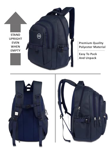 Image of Lavie Sport Eclipse Laptop Backpack | 36 Liters | Fits Upto 16 Inch | Laptop Compatiable | Rain Cover | Gift for Biys & Girls