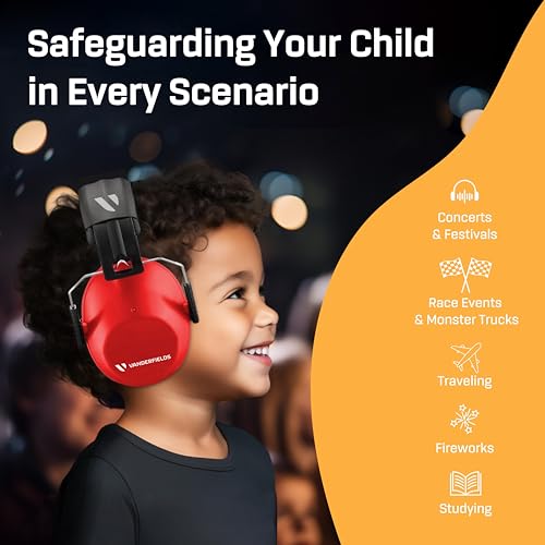 Vanderfields Kids Ear Protection Earmuffs - Noise Cancelling Headphones for Kids, Autism, Toddler, Children - Image 5
