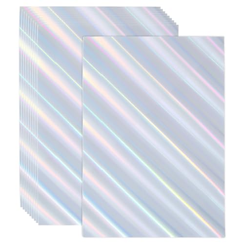 Papier cartonné holographique PATIKIL feuilles miroirs 12x8 de style 4