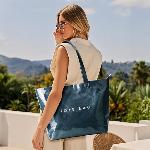 Bolso Tote con Cremallera KALIDI en PVC miniatura 7