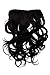Produktbild WIG ME UP - Haarteil Clip-In Extension Haarverlängerung breit Hinterkopf 5 Clips lockig Locken schwarz hitzebeständig WH5008-180C-1B
