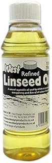 West Refined Linseed Oil 250ml, None, 7.2 x 7.2 x 14.6 cm