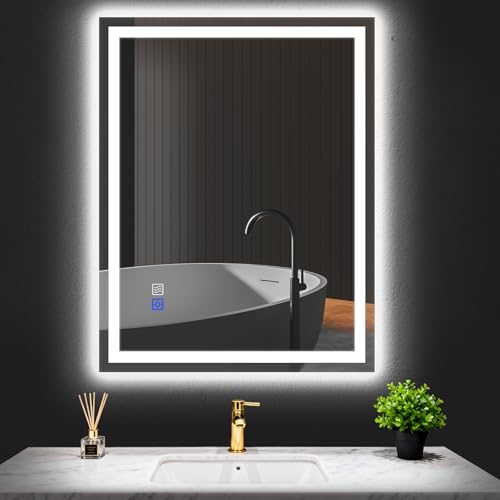 HYPERLITE 28x36 Lighted Bathroom Mirror