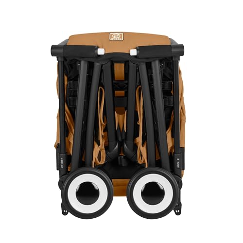 CYBEX Gold Kinderwagen LIBELLE mit handgepäcktauglicher Größe, Von ca. 6 Monaten bis ca. 4 Jahre (max. 22 kg), Ultraleicht (nur 6 kg), Einhand-Gurtsystem, Cinnamon Yellow