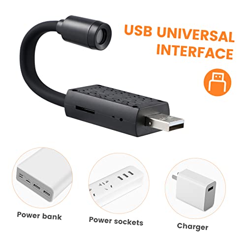 Cámara de seguridad Tofficu pequeña con USB, visión nocturna y monitoreo remoto para el hogar 7