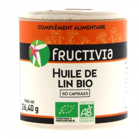 Huile de Lin Bio, 60 Capsules