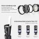 NEEWER Rundkopf Blitzzubehör Kit für Z2 Z1 Speedlite, inkl. Schutztür, Gitter, Filter, Dome Diffusor, Diffusorplatte, Bounce Diffusor, GM-M1