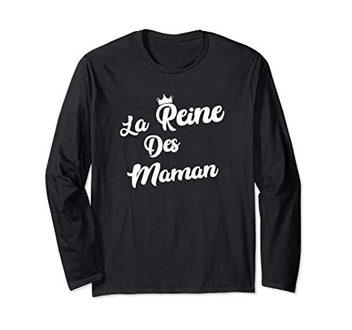 Cadeau Maman Fête des Mères Reine des Maman Manche Longue Cover