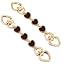 Be 2pcs Heart Brown