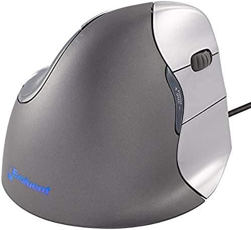 Evoluent VM4R VerticalMouse 4 Right Hand Ergonomic Mouse with Wired USB Connection (Regular Size)