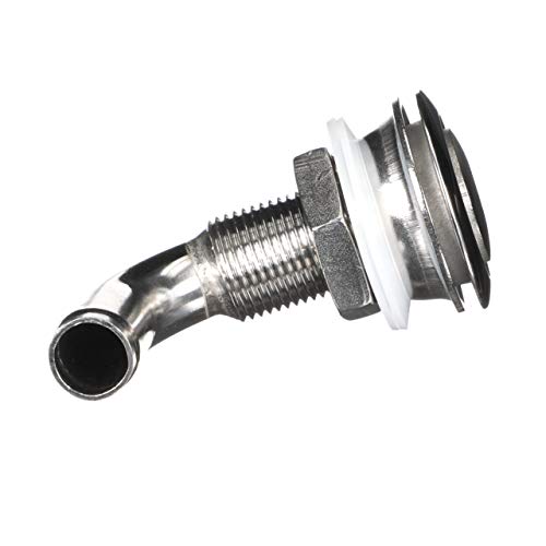 Attwood Enhanced 316 Stainless Steel Alloy Flush-Mount Fuel Vent, 3 1/4-Inch #TOP1