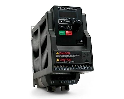 Teco Variable Frequency Drive, 1 HP, 115 Volts 1 Phase Input, 230 Volts 3 Phase Output, L510-101-H1, VFD Inverter for AC motor control #1