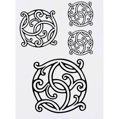 Azeeda 4 x 'Celtic Knot' Temporary Tattoos - Water Resistant, Skin-Safe, Non-Toxic Transfers, Mixed Sizes (TO00056826)
