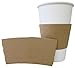 Gogo by crystalware HCSKP1020 Kraft Paper Sleeves for Hot Cups Fits Most Hot Cups, 10 oz. - 20 oz. (Pack of 1000)