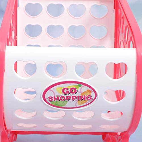 Toyvian Mini Supermercado Carrinho de Compras Carrinho de Meninas Meninas Fingir Brinquedo UtilitÃ¡r
