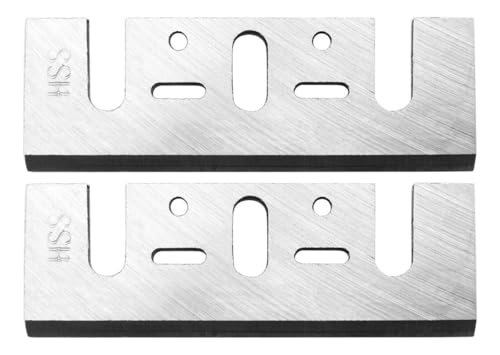 Kit Lâmina Faca Para Plaina Elétrica 82mm Makita Sh Profield Bosch 2 Peças