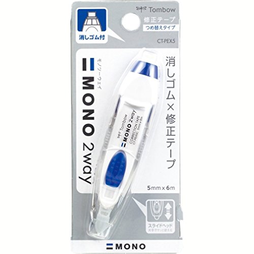 Tombow MONO 2-Way Correction Tape, Clear, 1-Pack
