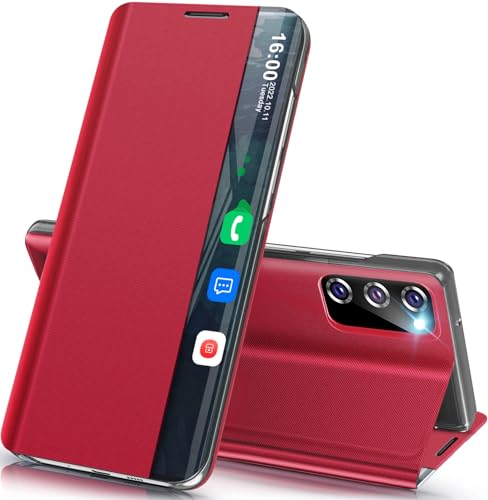 Coque Samsung S20 FE miroir pour consulter vos notifications sans ouvrir le rabat