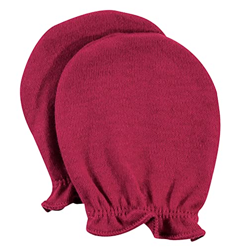 Hudson Baby Baby Girls Cotton Scratch Mittens, Rose, 0-6 Months Us #TOP3
