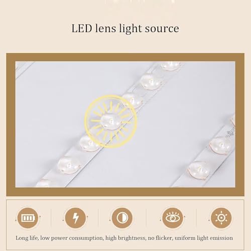 Plafonnier LED circulaire 30W dimmable de 40cm avec télécommande pour porche - 4