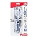 Pentel Energel Alloy Retractable Liquid Gel Pen, (0.7mm) Medium Line, Navy Blue Barrel,1-Pk Black Ink (BL407CBPA)