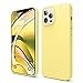 elago Premium Silicone Case for iPhone 12 Pro Max (6.7"), Full Body Protection : 3 Layer Shockproof Cover (Yellow)