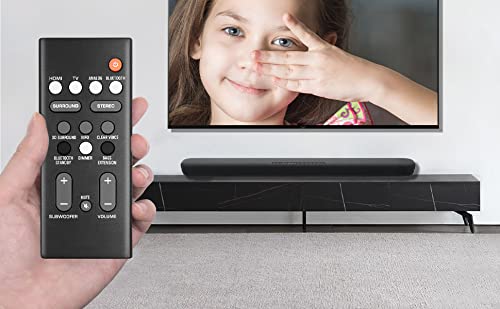 Replacement Remote Control Vaf7640 Vaf76400 For Yamaha Ats-1080 Ats1080 Yas-108 Yas108 Home Theater Audio Soundbar System(With Battery) #TOP5