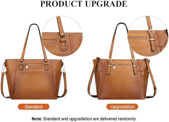 Miniatura 3 de Over Earth Genuine Leather Women Handbags Ladies Tote Shoulder Bag with Multi Pockets