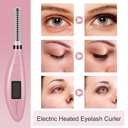 Heated Eyelash Curler Eyelash Curler Electric Electric Heated Eyelash Curler【2020 Newest】Mini USB Rechargeable Eyelash Curler with LCD Display, Valentine's Gifts for Girls - Thumbnail 6
