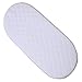 BabyPrem Baby Moses Basket Bassinet Round End Quilted Foam Mattress 70 x 40cm
